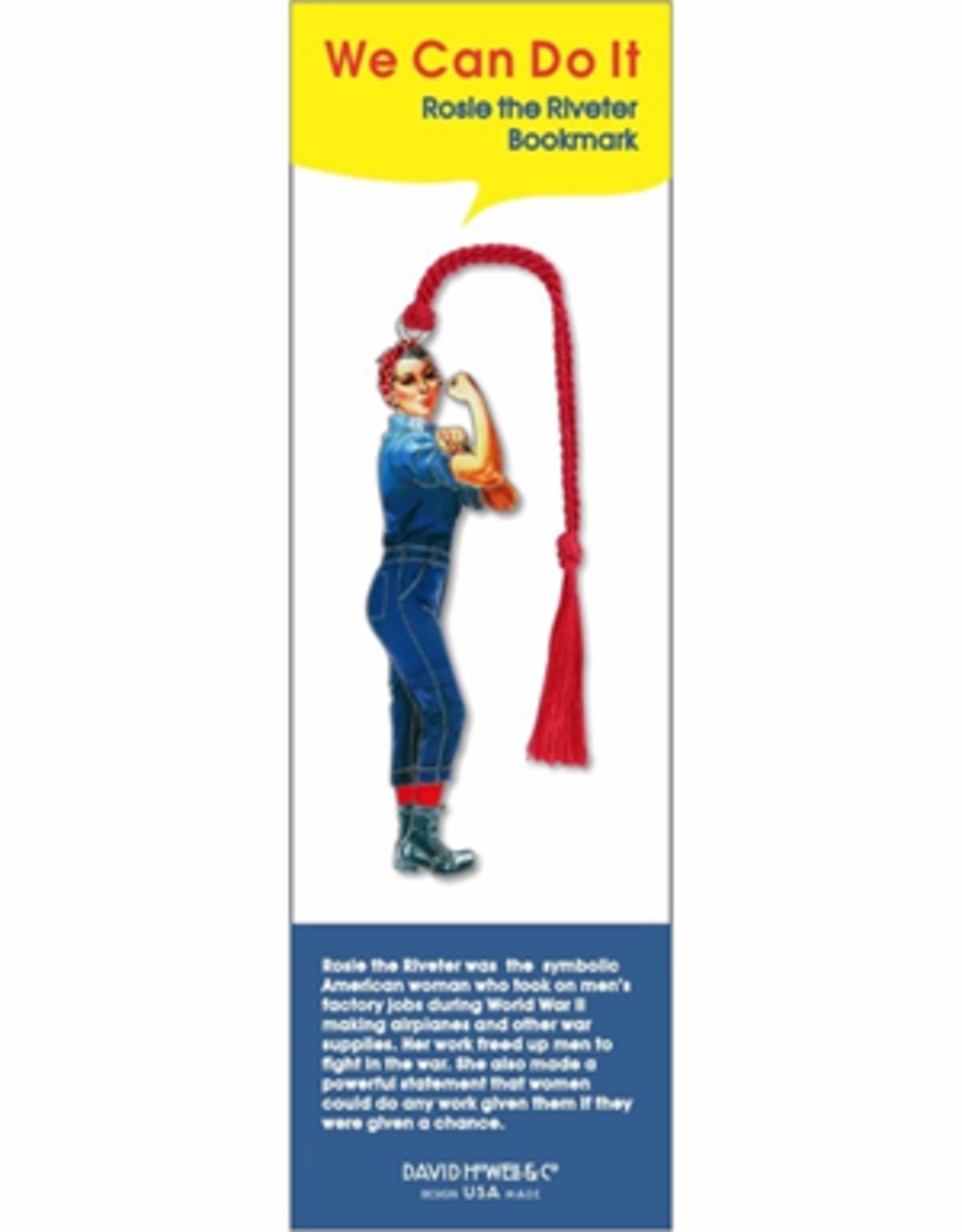 David Howell & Company Rosie the Riveter Bookmark