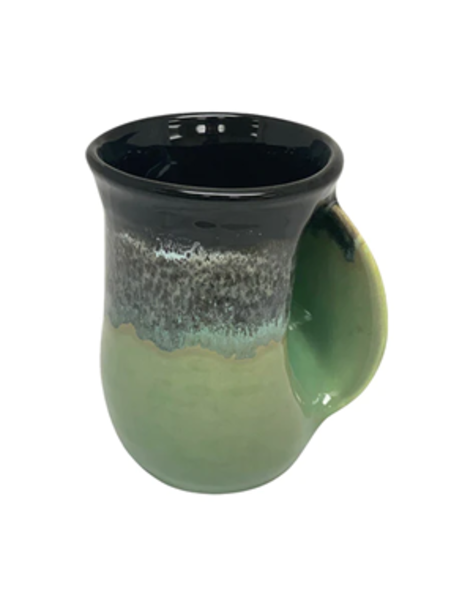 Clay in Motion Handwarmer Mug Right - Midnight Prairie