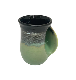 Clay in Motion Handwarmer Mug Right - Midnight Prairie