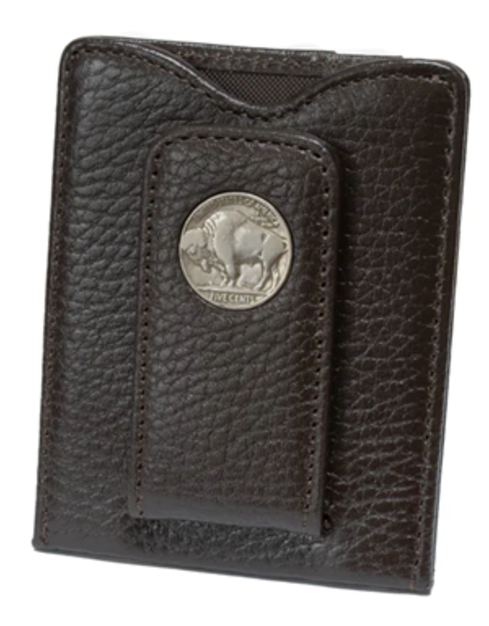 Tokens & Icons Buffalo Nickel Wallet - Brown