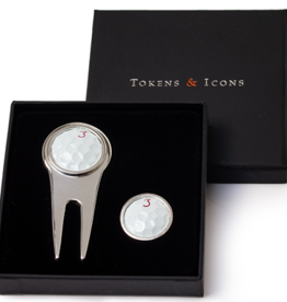 Tokens & Icons TPC Sawgrass Divot Tool Ball Marker Set