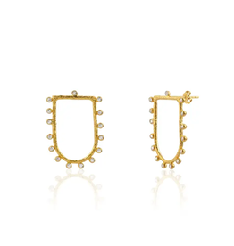 Chakarr Jewelry U-Shaped Earrings