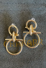 Chakarr Jewelry Golden Knot Earrings