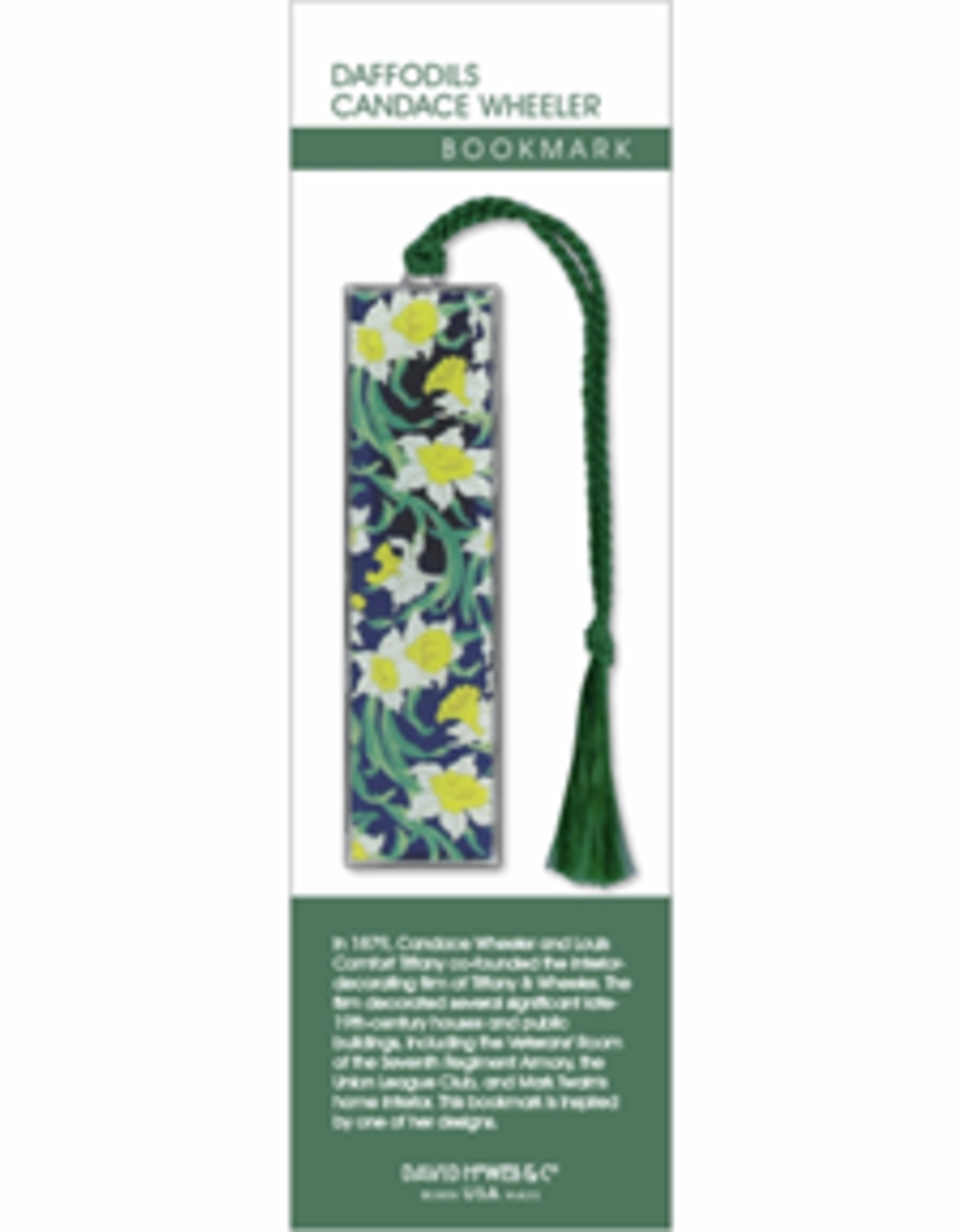 David Howell & Company Daffodils Candace Wheeler Bookmark