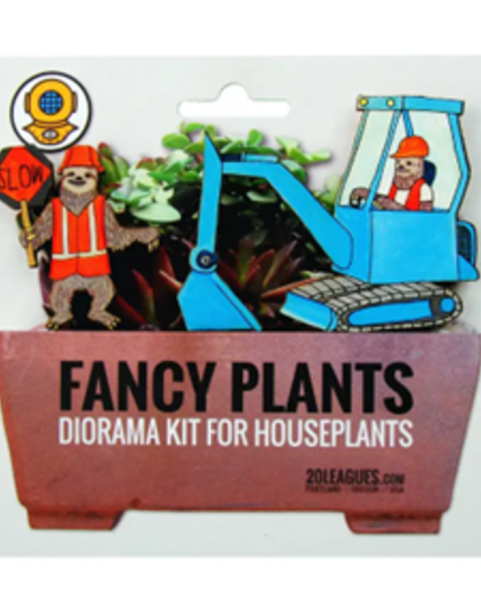 20 Leagues Construction Sloth Fancy Plants Kit