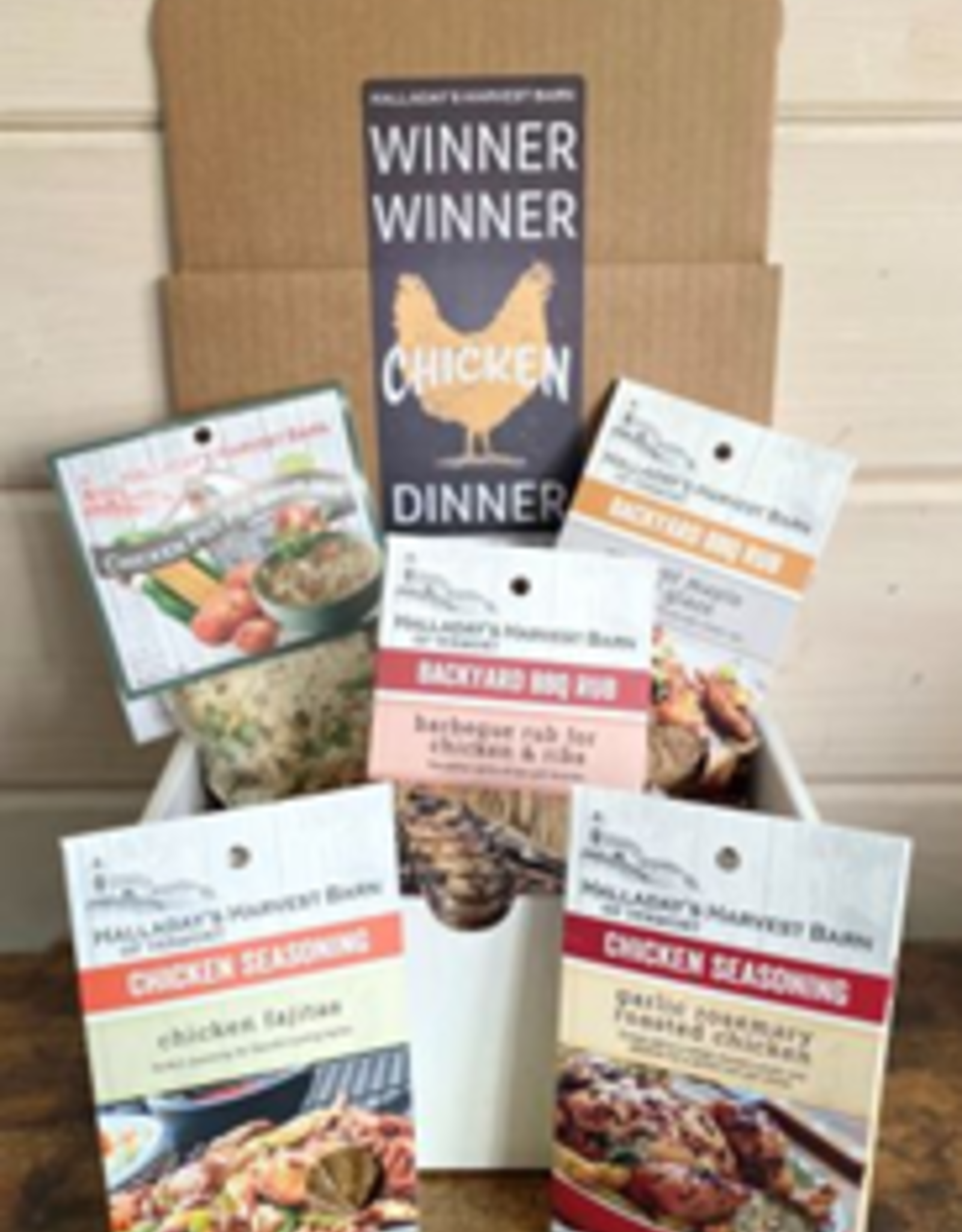 Halladay's Harvest Barn Winner Winner Chicken Dinner Box