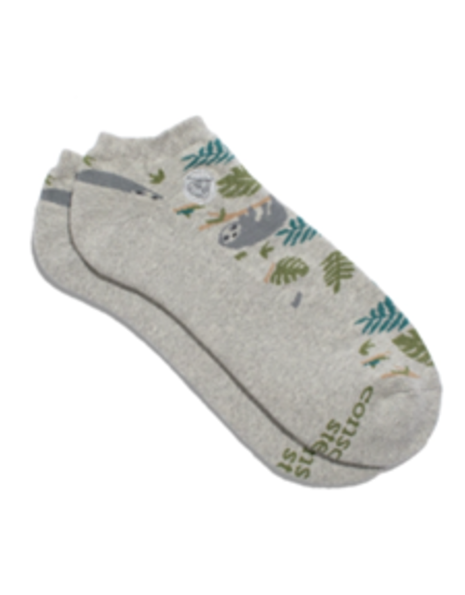 Conscious Step Ankle Socks That Protect Sloths- S