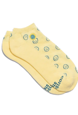 Conscious Step Ankle Socks Smiley Face- S