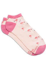 Conscious Step Ankle Socks That Protect Flamingos- S