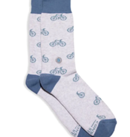 Conscious Step Socks Gray Bicycles- S