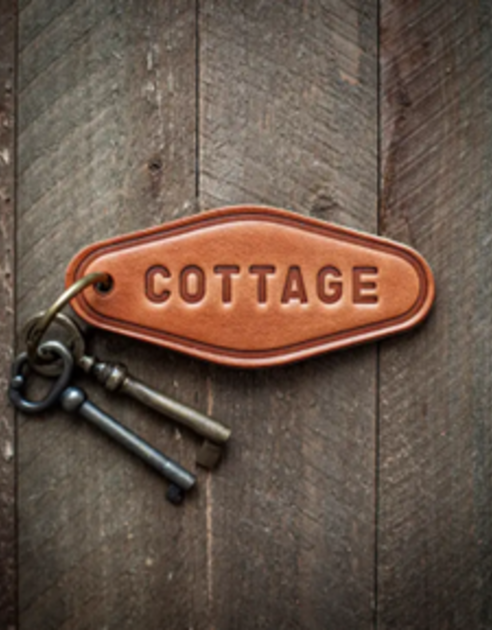 Sugarhouse Leather Cottage Leather Keychain