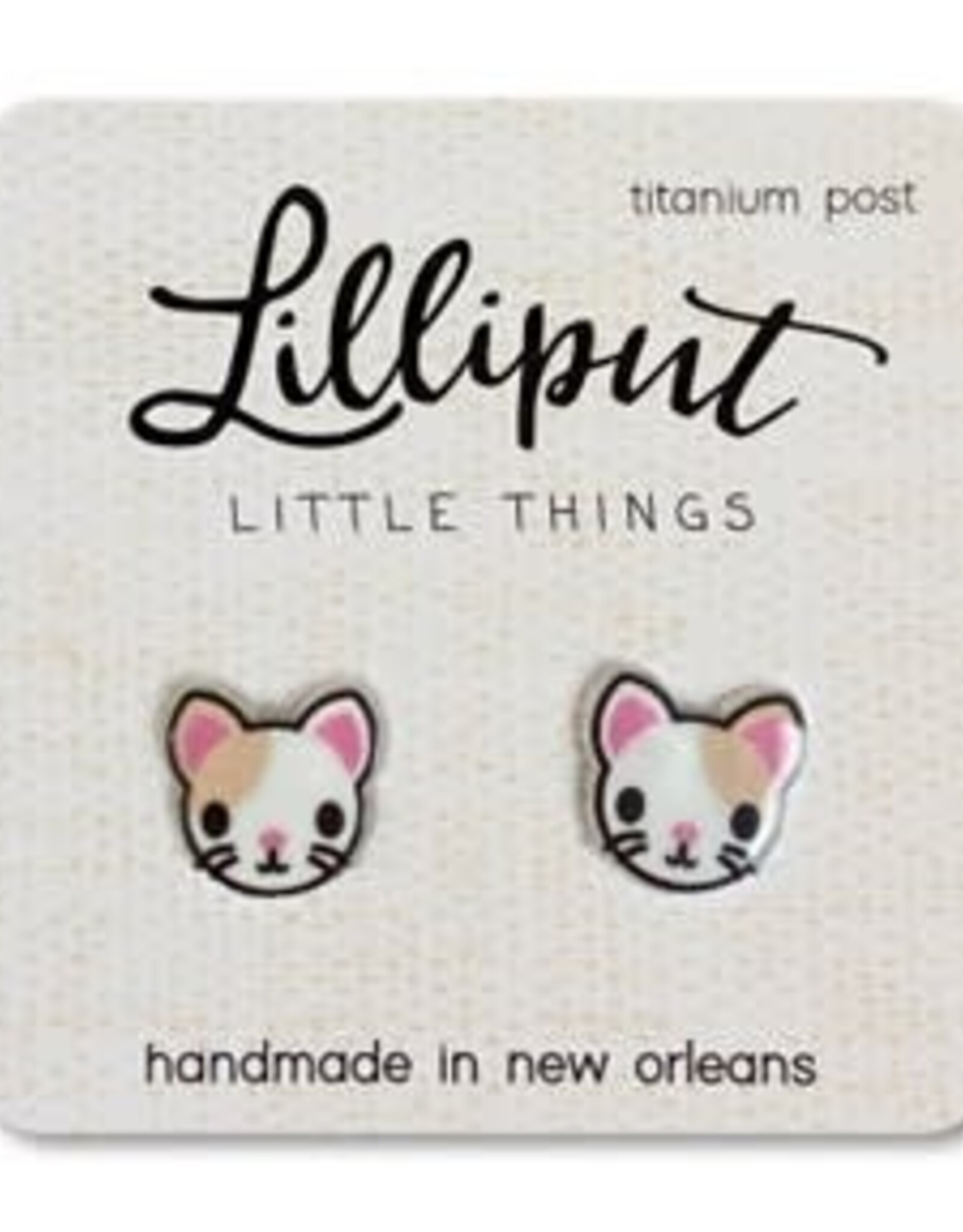 Lilliput Kitty Cat Earrings