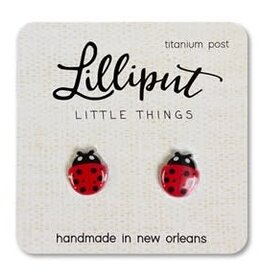 Lilliput Ladybug Earrings