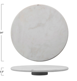 Creative Co-Op Marble Lazy Susan