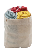 Creative Co-Op Cotton Knit Dish Cloths in Bag, Set of 3