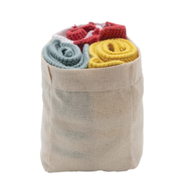 Creative Co-Op Cotton Knit Dish Cloths in Bag, Set of 3