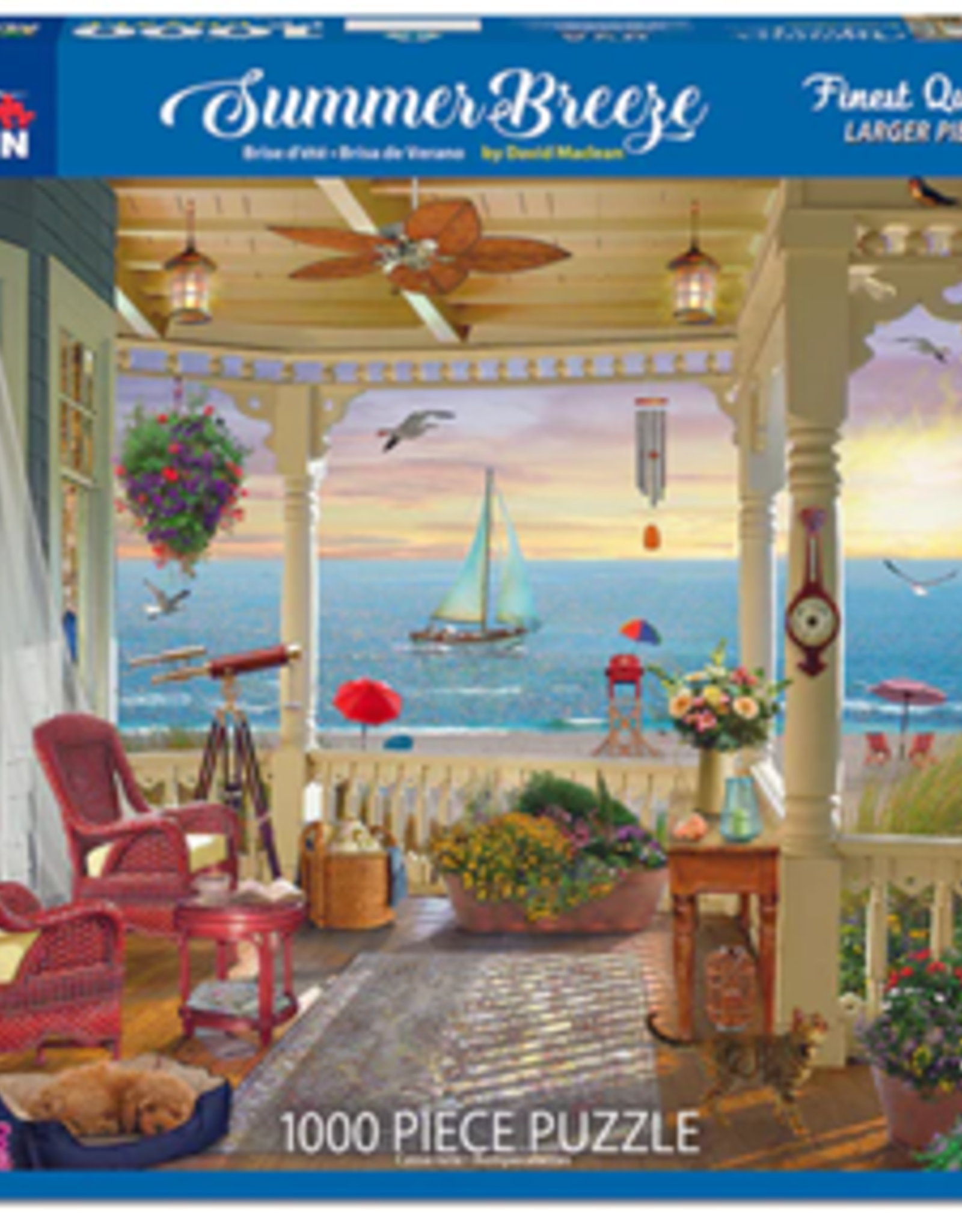 White Mountain Puzzles Summer Breeze- 1000 pc
