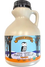Barred Woods Organic Vermont Maple Syrup 16 oz