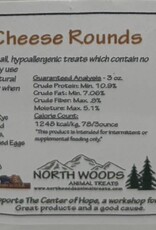 North Woods Animal Treats Cheddar Rounds 3 oz
