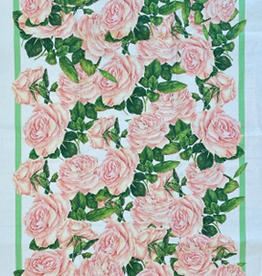 Betsy Barry Rose Trellis  Tea Towel