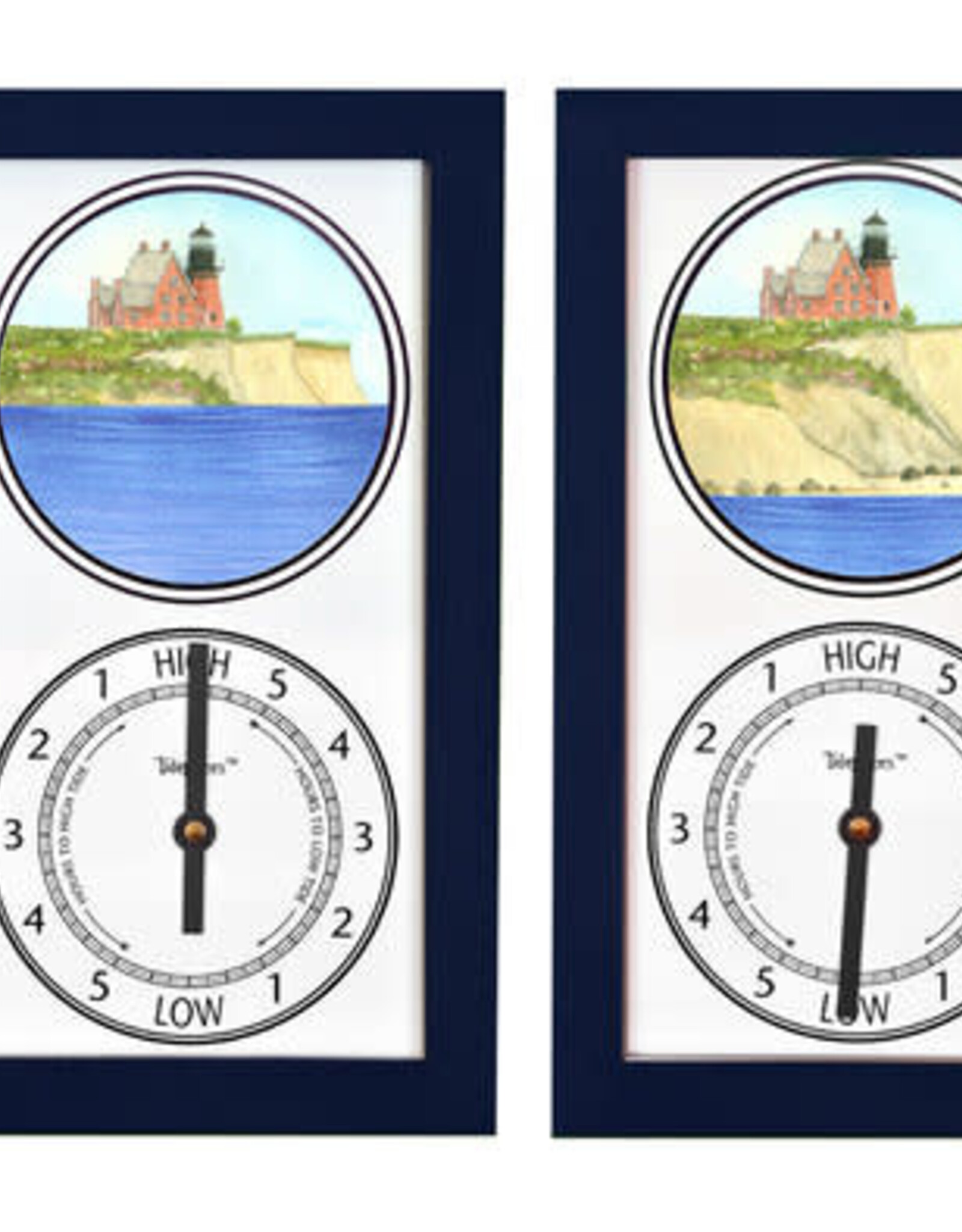 Tide Pieces Tide Clock, Block Island, Southeast Light