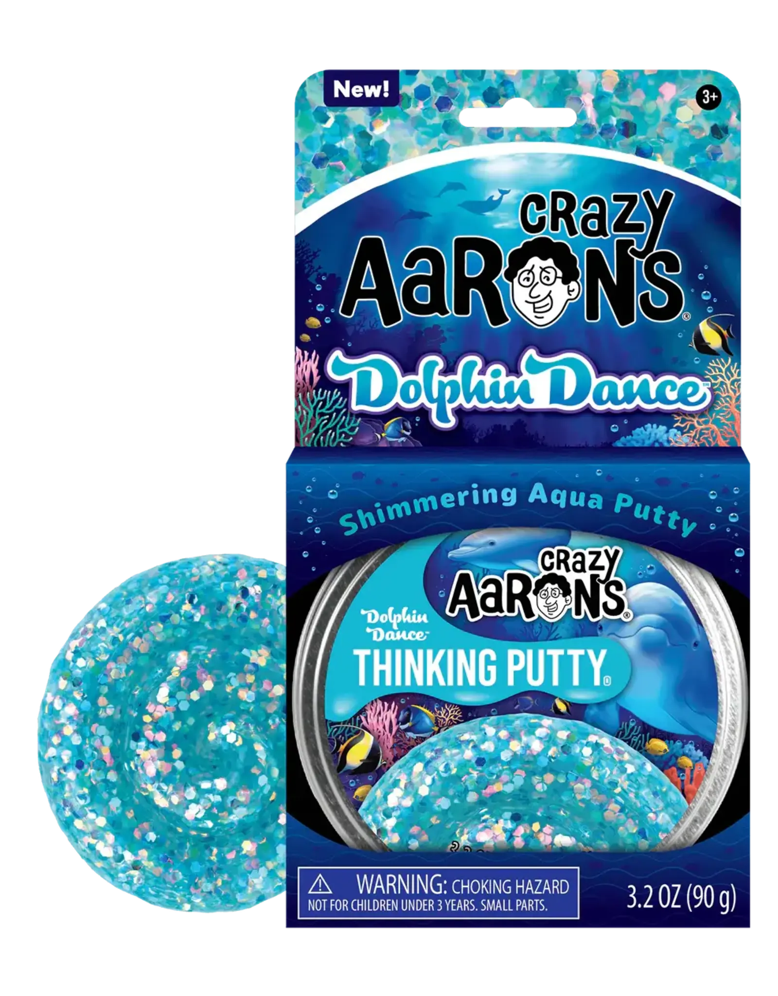 Crazy Aarons Putty 4" Dolphin Dance