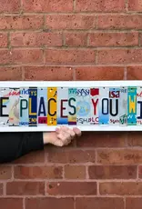 Unique Pl8Z Oh The Places You Will Go- White