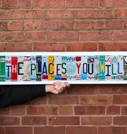 Unique Pl8Z Oh The Places You Will Go- White