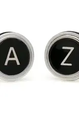 Tokens & Icons Vintage Typewriter Cuff Links- A-Z