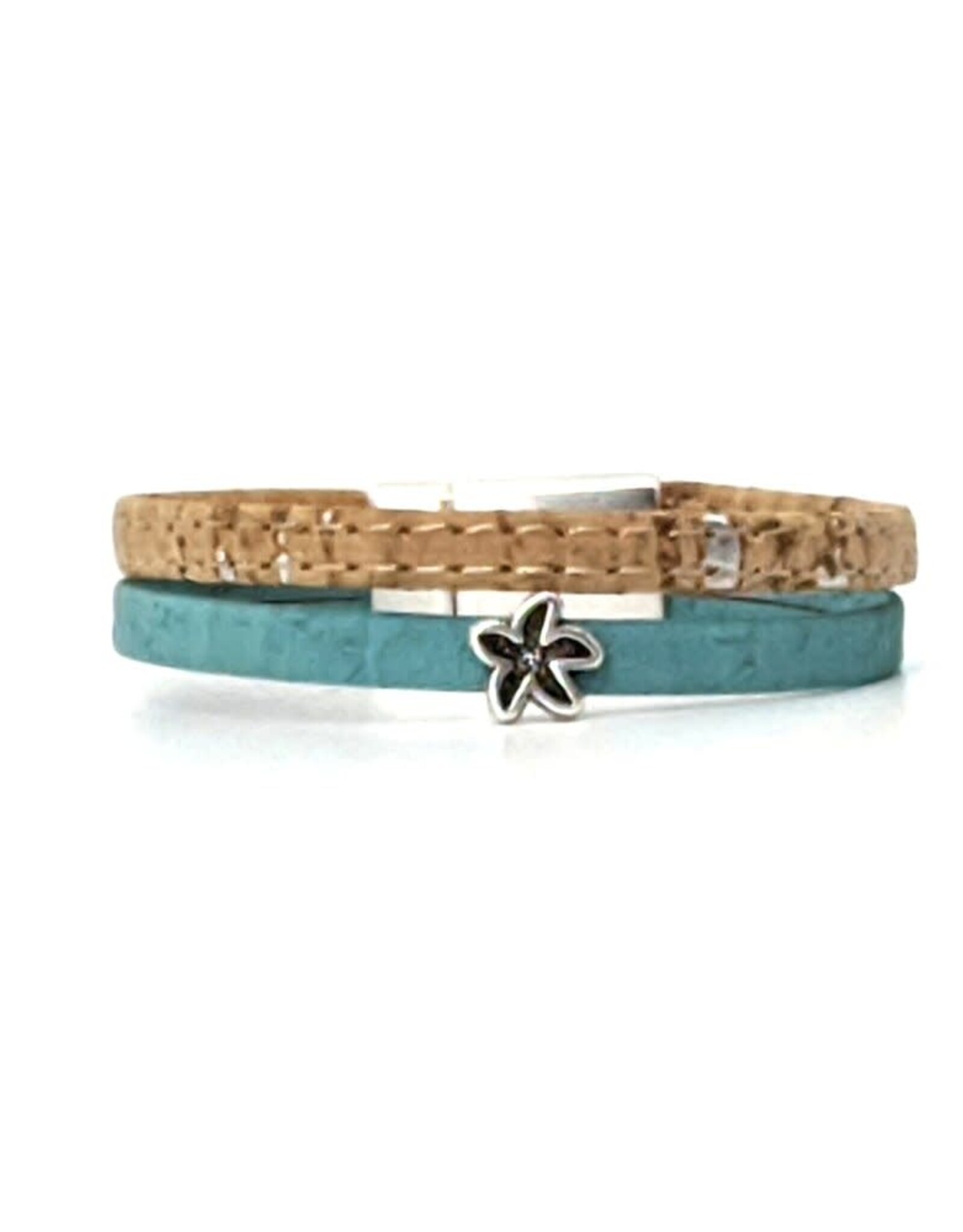 Elisabetta Studio Classic Cork Bracelet- Sm Starfish