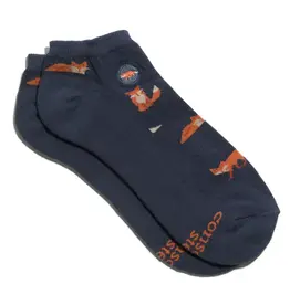 Conscious Step Ankle Socks That Protect Foxes- Small
