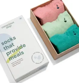 Conscious Step Boxed Set - Ankle Socks That Provide Meals- Small