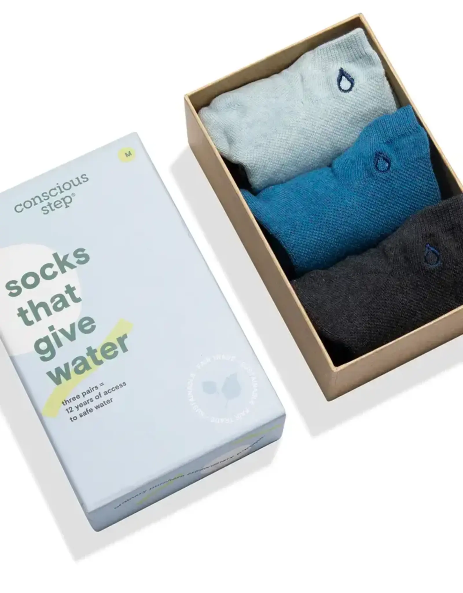 Conscious Step Boxed Set - Ankle Socks That Give Water- Small