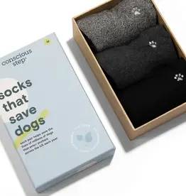 Conscious Step Boxed Set - Ankle Socks That Save Dogs- Medium