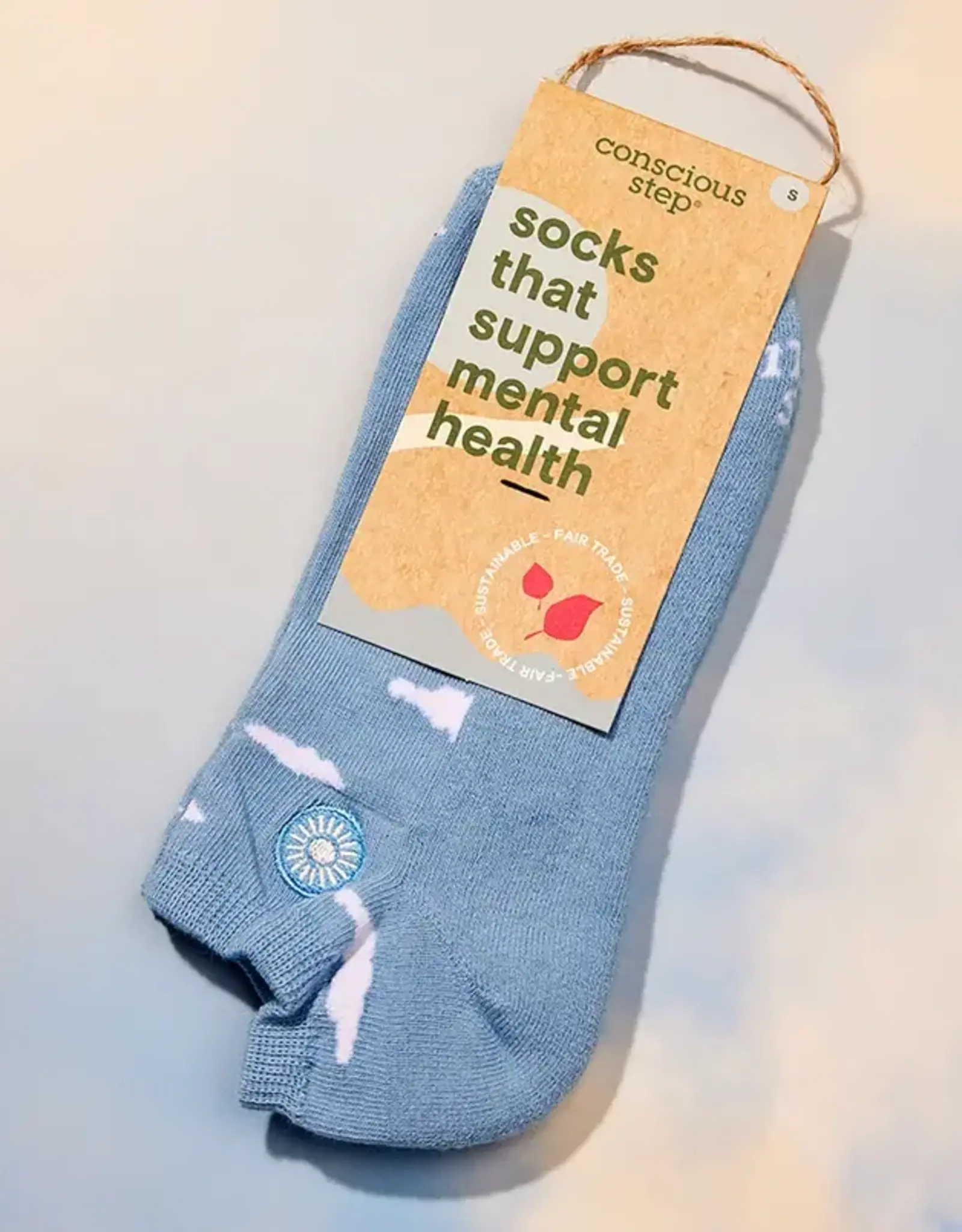 Conscious Step Ankle Socks That Support Mental Health- Small