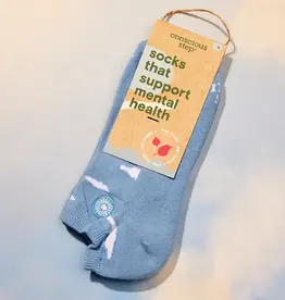 Conscious Step Ankle Socks That Support Mental Health- Small