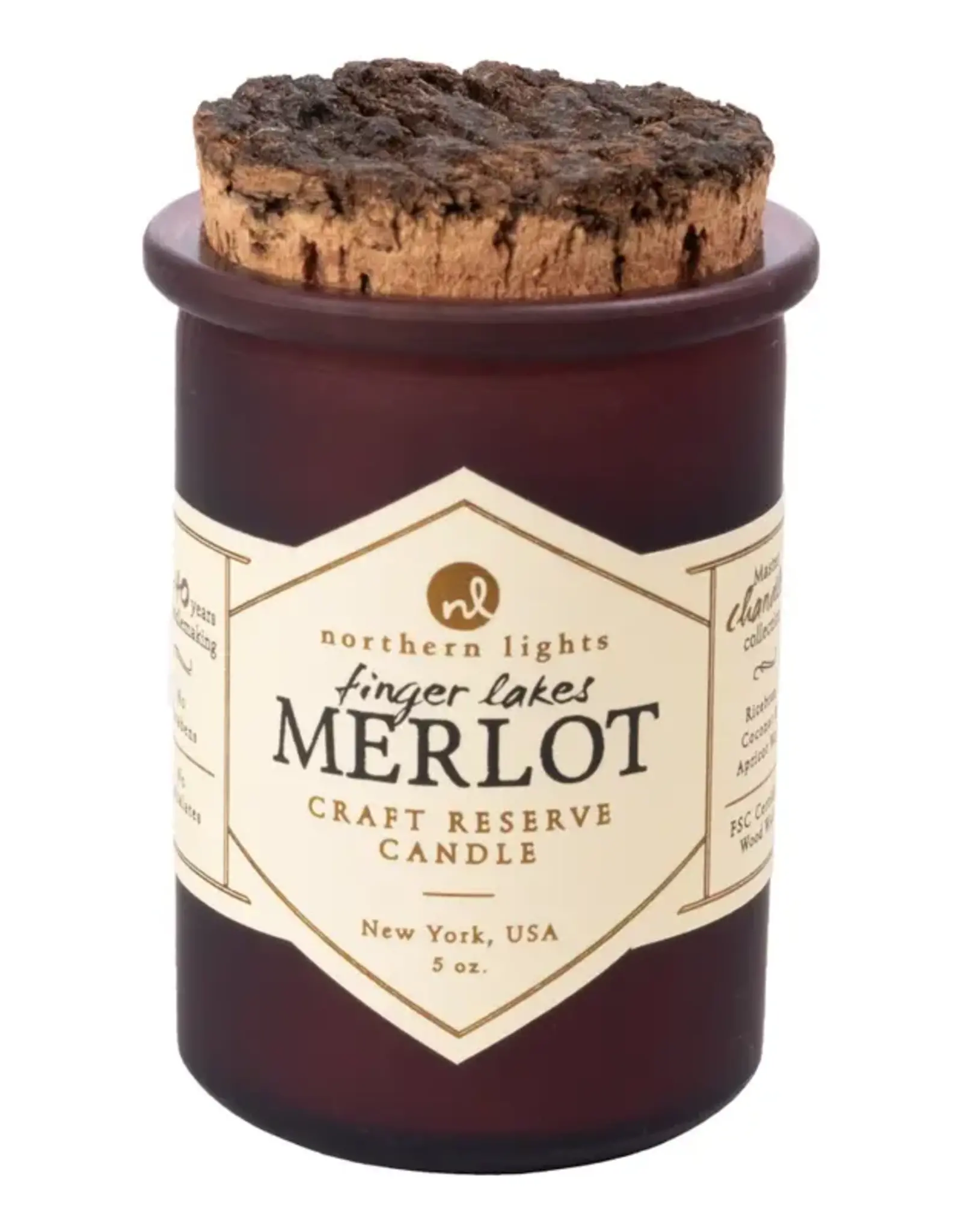 Northern Lights Candle - Finger Lakes Merlot