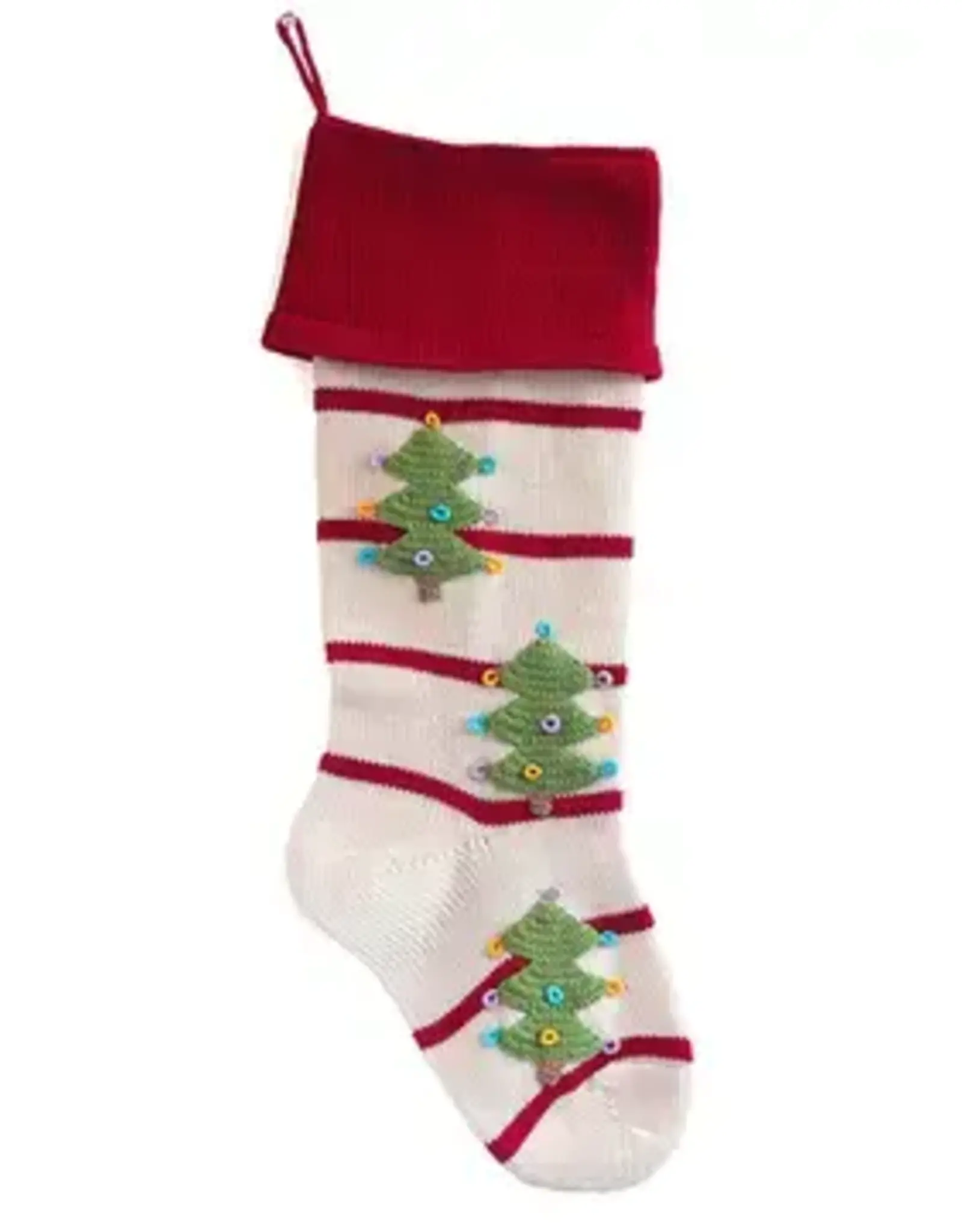 Melange Collection Noel Tree Stocking, 18"