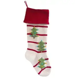 Melange Collection Noel Tree Stocking, 18"