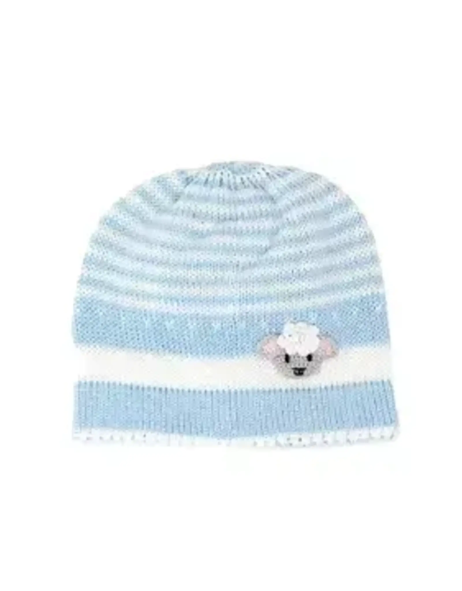 Melange Collection Blue Lamb Baby Hat