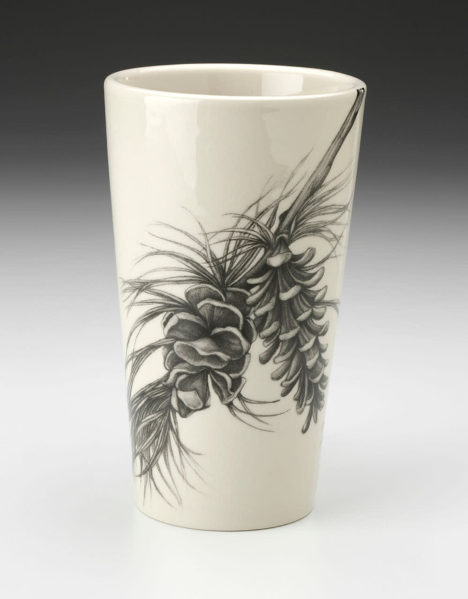 Laura Zindel Designs Pine Branch Tumbler With Lid