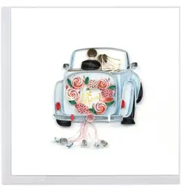 Quilling Cards Just Married Quill Card