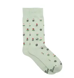 Conscious Step Socks That Plant Trees (Green Tulips)- S