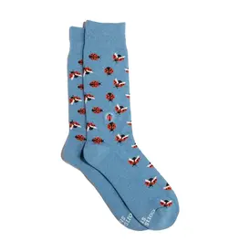Conscious Step Socks That Protect Pollinators (Ladybugs)- M