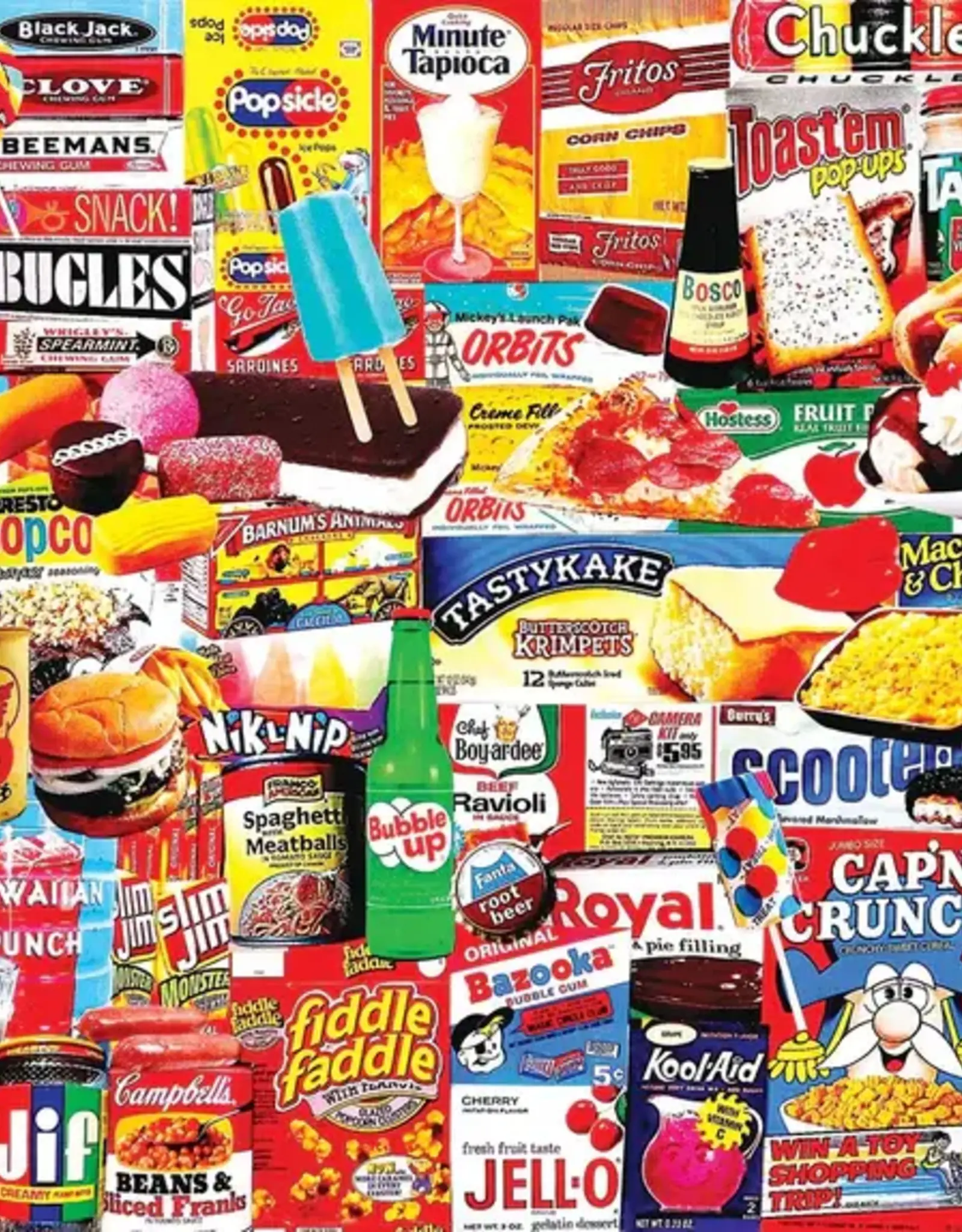 White Mountain Puzzles Things I Ate As A Kid- 1000pc