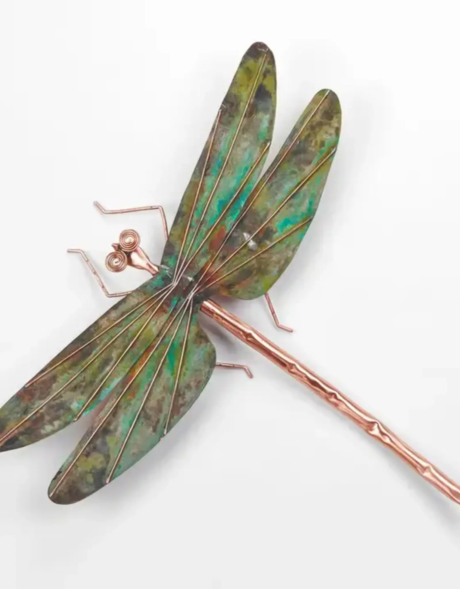 Haw Creek Forge Copper Dragonfly Wall Art