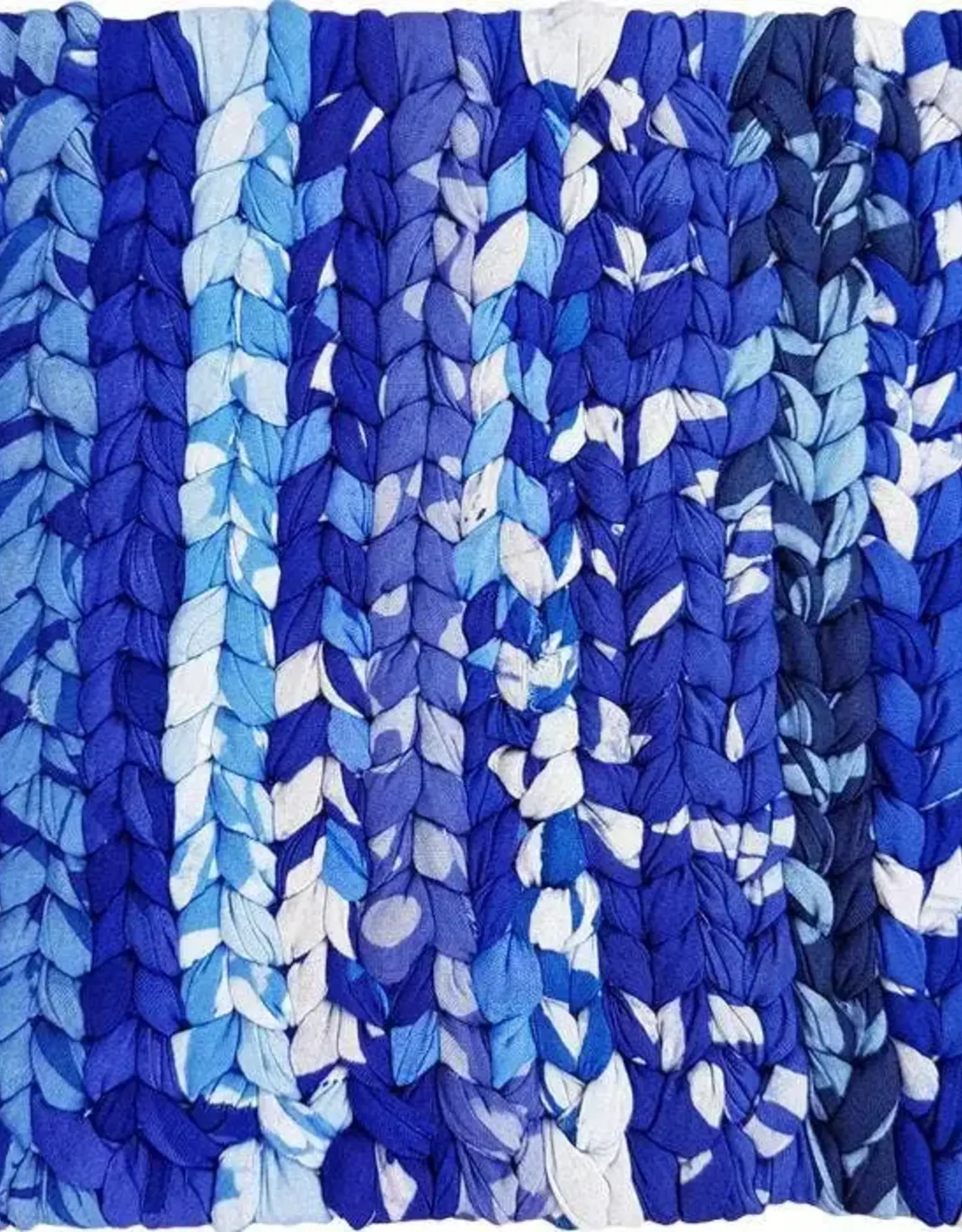 Global Mamas Woven Trivet- Blue