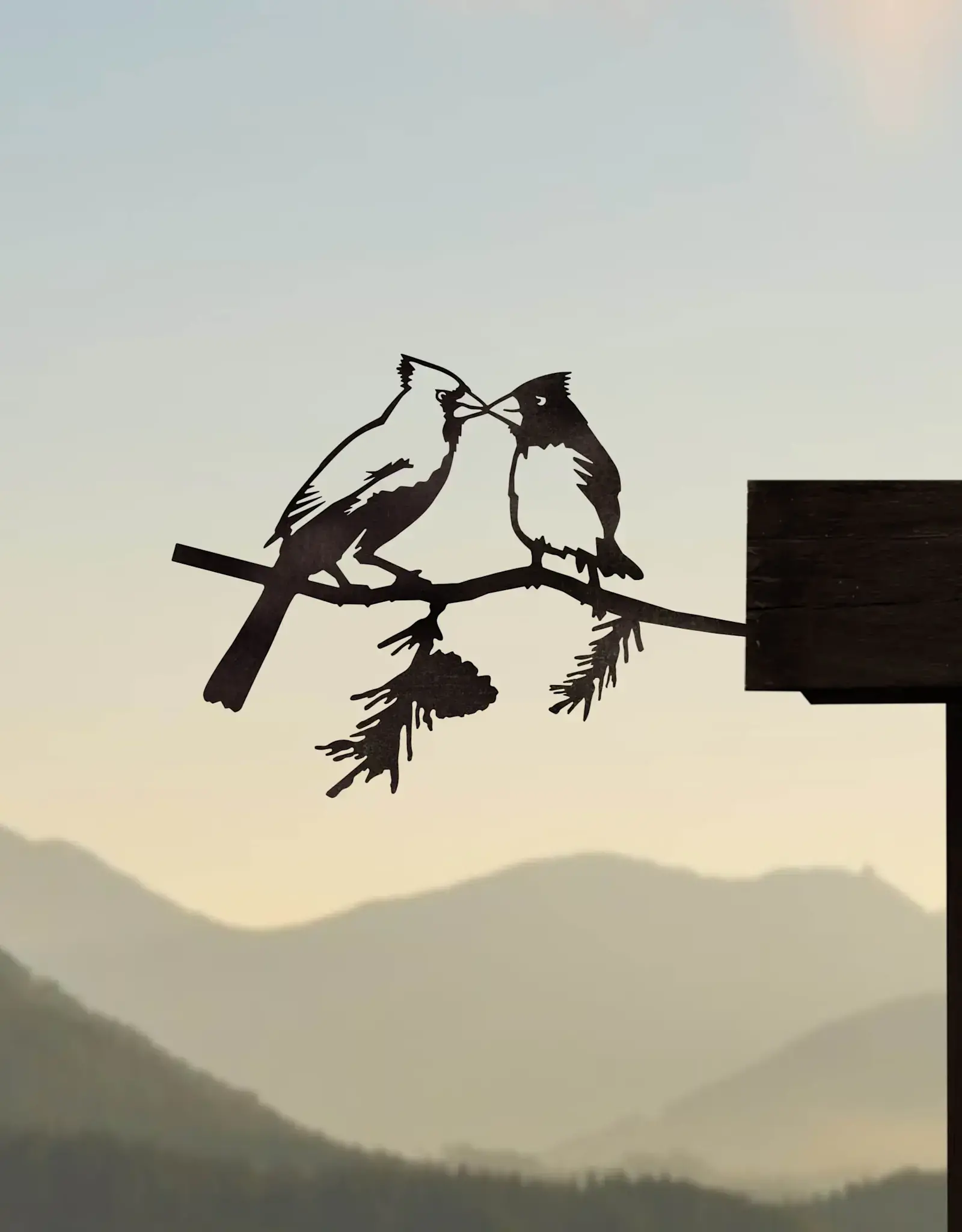Metalbird Kissing Cardinals- Regular