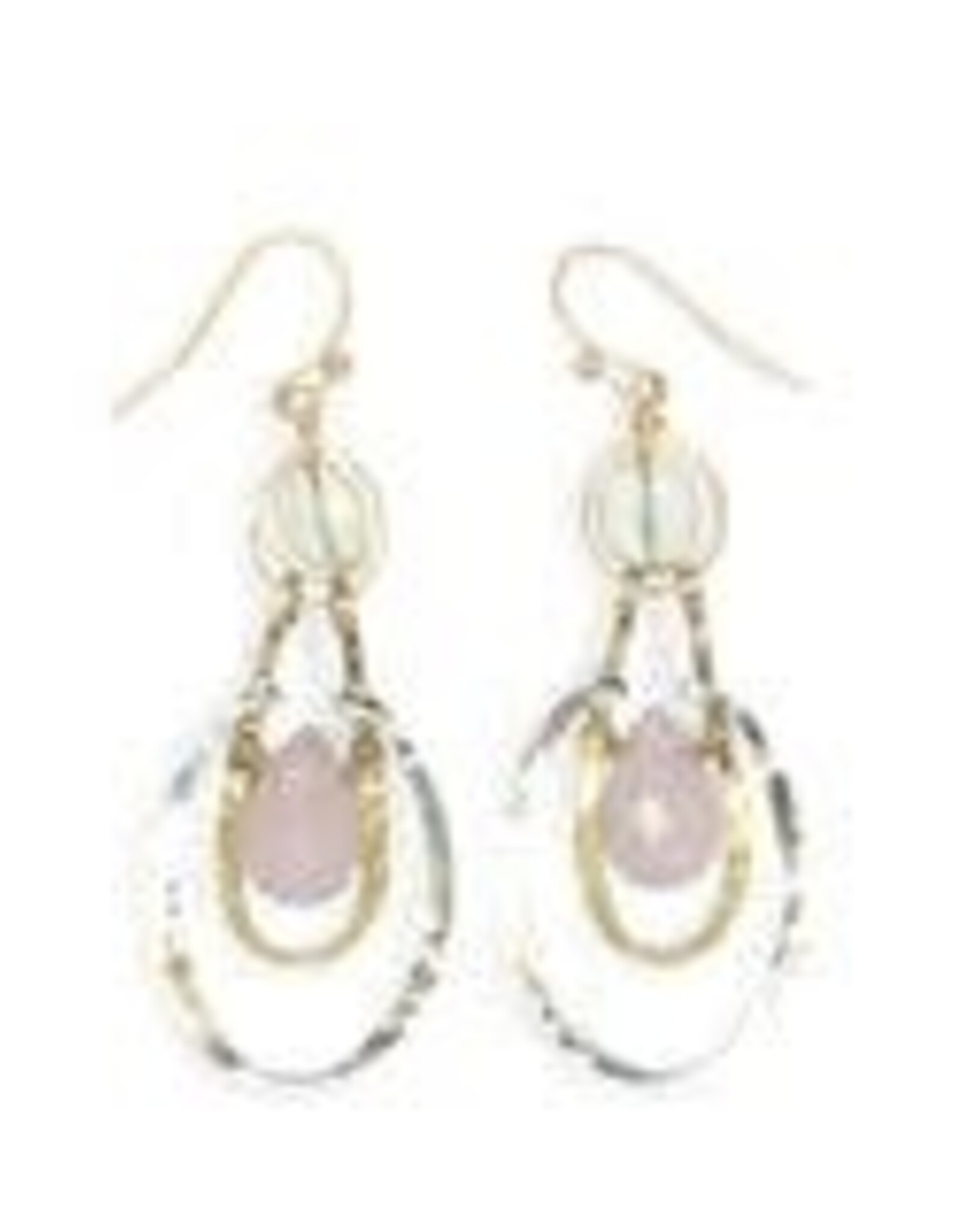 Art By Any Means Jewelry Rose Earrings E84001