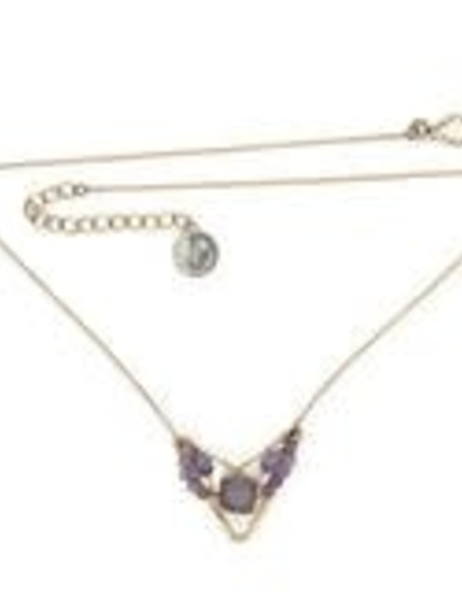 Art By Any Means Jewelry Lilac Flower Necklace 84035N